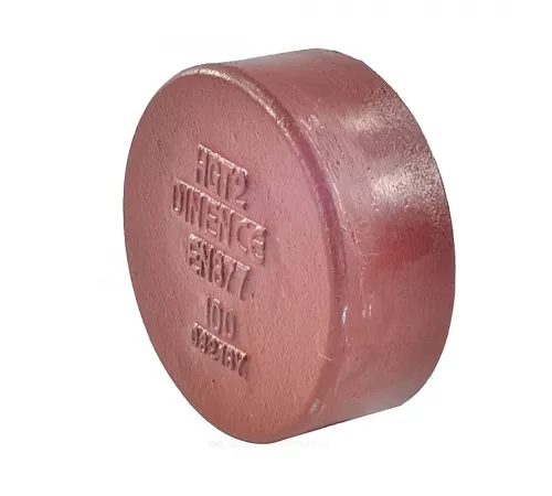 Заглушка чугун SML Ду 100 торцевая б/растр SGACX