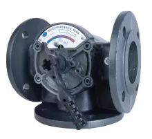 Клапан регулирующий чугун VDF3 поворотный Ду 100 Ру6 фл Kvs=200м3/ч MUT 0-11-0030