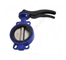 Затвор дисковый поворотный чугун VP4458-02EP Ду 50 Ру25 межфл с рукояткой диск чугун манжета EPDM Tecofi VP4458-02EP0050