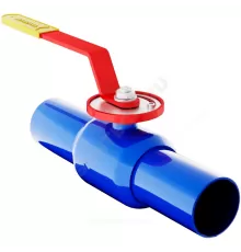 Кран шаровой балансировочный ручной сталь 11с67п 12ЦрП.00.1 Ду 50 Ру40 п/привар Kvs=60.47м3/ч без ниппелей Маршал 12ЦрП.00.1.040.050/040