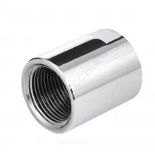 Соединитель для полотенцесушителя латунь Ду 20 3/4"x3/4" ВР хром Aquasfera 9208-01