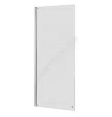 Стенка душевая Capital 850х1400мм прозрачное стекло профиль хром Roca M4008512M