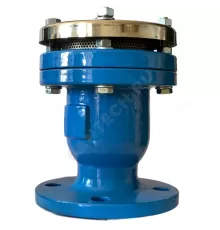 Вантуз автоматический однокамерный двойного действия чугун Ду 100 Ру10/16 фл вертикальный Benarmo