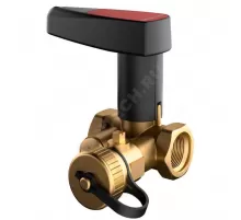 Клапан балансировочный ручной латунь Basic Ду 20 G3/4" Ру25 ВР Kvs=4.65м3/ч без ниппелей BROEN 44490000-001003 .