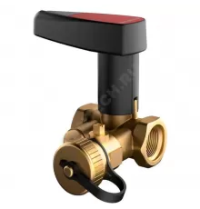 Клапан балансировочный ручной латунь Basic Ду 15 G1/2" Ру25 ВР Kvs=1.8м3/ч без ниппелей BROEN 43490000-001003 .