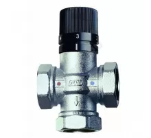 Клапан смесительный термостатический седельный латунь Ду 15 Ру10 1/2" ВР Kvs=2.2м3/ч Tн=25-65C Tmax=95С Far FA 3950 12