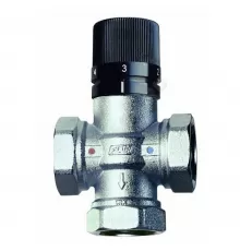 Клапан смесительный термостатический седельный латунь Ду 15 Ру10 1/2" ВР Kvs=2.2м3/ч Tн=25-65C Tmax=95С Far FA 3950 12