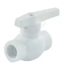 Кран шаровой PP-R белый Дн 20 внутренняя пайка VALFEX 10144020