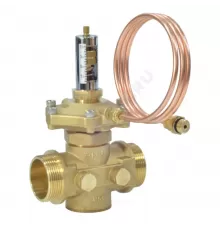 Клапан балансировочный автомат латунь APT-R Ду 15 Rp3/4" Ру16 Тмакс=120 оС НР 5-35 кПа Kvs=1.9м3/ч без ниппелей Ридан 003Z5701R