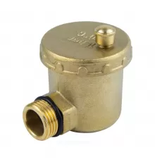 Воздухоотводчик автоматический латунь 5004 Ду 15 Ру10 G1/2" НР угловой Aquasfera 5004-01 .