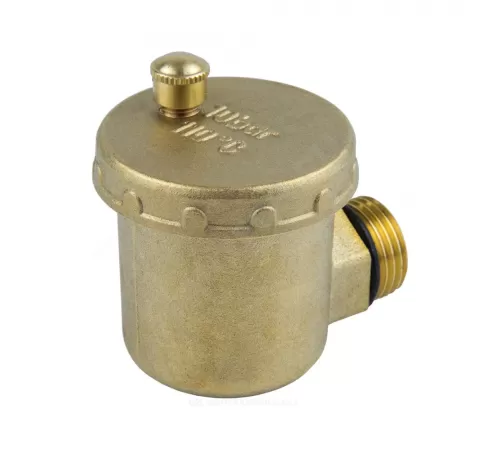 Воздухоотводчик автоматический латунь 5004 Ду 15 Ру10 G1/2" НР угловой Aquasfera 5004-01 .