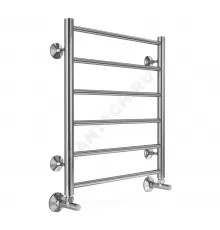 Полотенцесушитель водяной нерж сталь Лесенка (1/2") ВР 500х600мм 6П нижнее подключение Аврора Терминус 4670078529893