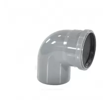 Отвод PP-H серый HT HTB Дн 40х87гр б/нап в/к Ostendorf 111140