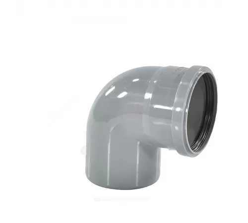 Отвод PP-H серый HT HTB Дн 40х87гр б/нап в/к Ostendorf 111140