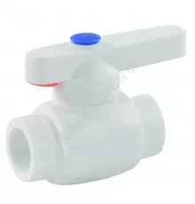 Кран шаровой PP-R белый Дн 20 внутренняя пайка Стандарт RTP (РосТурПласт) 25846