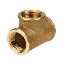 Тройник латунь Ду 15 (1/2") ВР/ВР Цветлит ZW50078