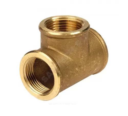 Тройник латунь Ду 25 (1") ВР/ВР Цветлит ZW50089