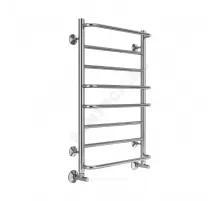 Полотенцесушитель водяной нерж сталь Лесенка (1/2") ВР 500х800мм 8П нижнее подключение Евромикс Терминус 4670078530165