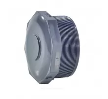 Заглушка ПВХ Дн 110х4" серая напорная НР Aquaviva PWT110