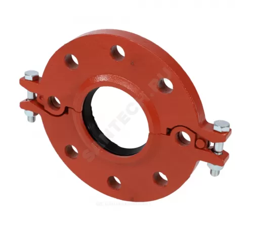 Фланец накидной разъемный грувлок ковкий чугун XGQT14 Ду80 (Дн89) Ру16 JIANZHI .