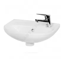 Умывальник подвесной Lyra 40 1 отверстие под смеситель справа белый Jika Z.RU93.0.756.6
