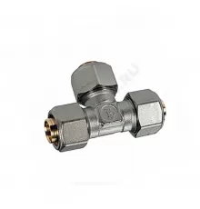 Тройник для МП/PE-X труб латунь обжим Дн 16 R564AM Giacomini R564MX048