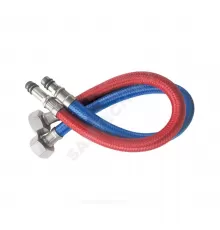 Подводка гибкая для смесителя нейлоновая оплетка М10-1/2" г-ш L=0.4м пара Славен СЛ-ЗП-091