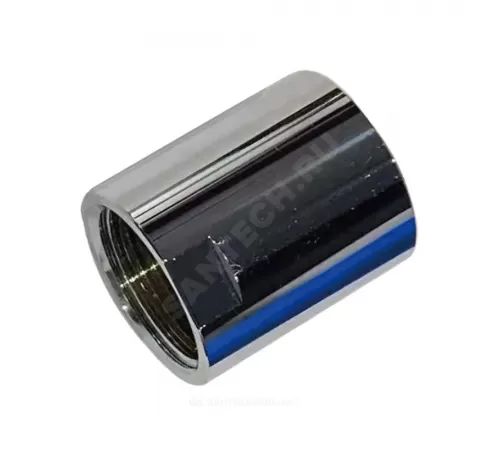 Муфта латунь хром Ду 25 для полотенцесушителя ВР/ВР SantechSystems