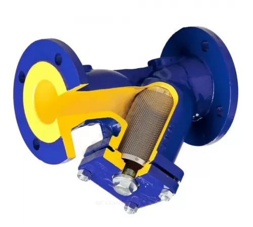 Фильтр сетчатый Y-образный чугун Ду 25 Ру16 Тмакс=300 oC фл 821А с пробкой Zetkama 821A025C50