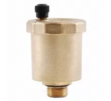 Воздухоотводчик автоматический латунь 501 Ду 15 Ру10 G1/2" НР прямой О-кольцо OR 0501.115