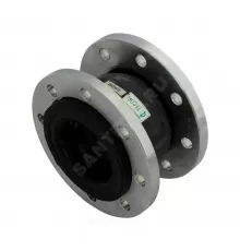 Компенсатор резиновый антивибрационный NBR DI7240NI Ду 150 Ру10 фл L=180мм Tecofi DI7240NI-0150 сжатие/растяжение 18 мм/10 мм