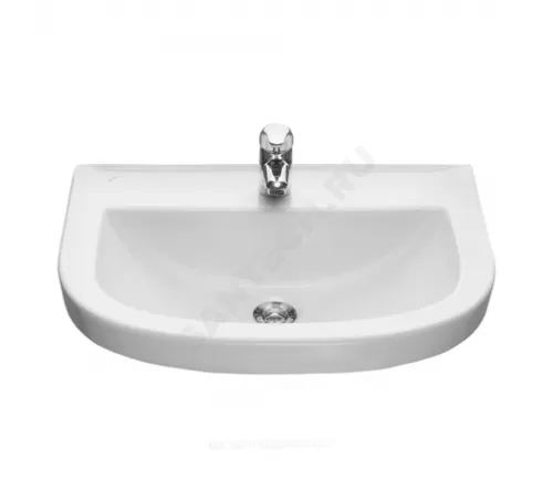 Умывальник подвесной PRO 56 1 отверстие под смеситель по центру белый Santeri 1.3115.5.S00.10B.0