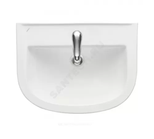 Умывальник подвесной PRO 56 1 отверстие под смеситель по центру белый Santeri 1.3115.5.S00.10B.0