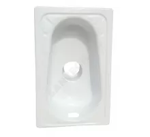 Чаша Генуя сталь с центральным сливом в комплекте с сифоном и водорассекателем Сантэкс (Гомель)