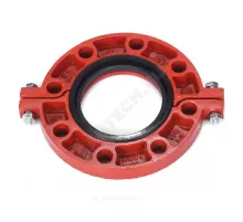Фланец накидной разъемный грувлок ковкий чугун XGQT14 Ду65 (Дн76) Ру16 JIANZHI