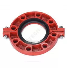 Фланец накидной разъемный грувлок ковкий чугун XGQT14 Ду80 (Дн89) Ру16 JIANZHI