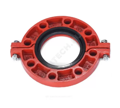 Фланец накидной разъемный грувлок ковкий чугун XGQT14 Ду65 (Дн76) Ру16 JIANZHI
