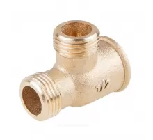 Тройник латунь Ду 15 (1/2") ВР/НР/НР Цветлит ZW50082