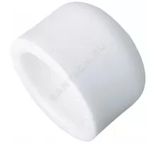 Заглушка (пробка) PP-R белая Дн 110 внутренняя пайка RTP (РосТурПласт) 21027