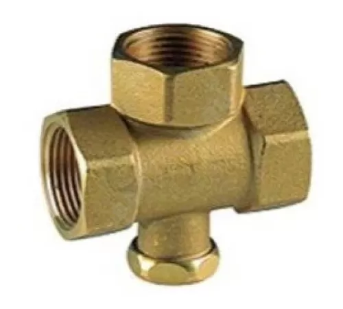 Клапан регулирующий латунь R279 Ду 20 ВР G3/4" с отсечным клапаном Giacomini R279Y004