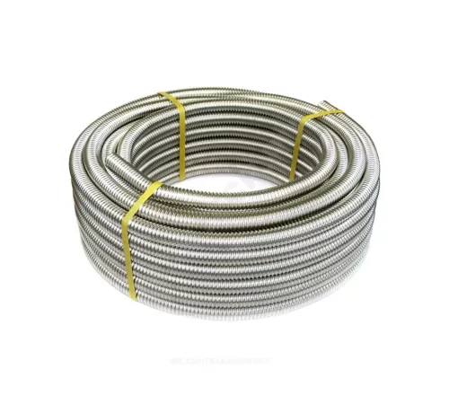 Труба гофрированная сталь нерж SS304 13A Ру15 отожженная под развальцовку бухта 20м STAHLMANN SP3041300020