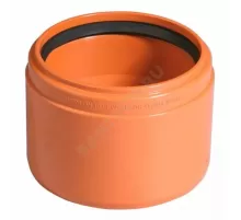 Переход НПВХ коричневый Дн 250 б/нап на раструб керамической трубы KGUSM Ostendorf 224840