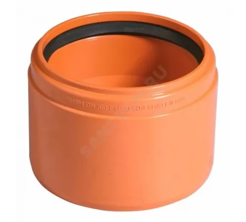 Переход НПВХ коричневый Дн 250 б/нап на раструб керамической трубы KGUSM Ostendorf 224840