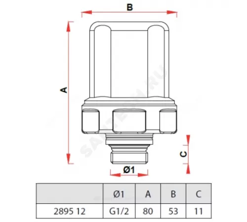 Компенсатор гидроудара Ду 15 Ру10 НР Far FA 2895 12