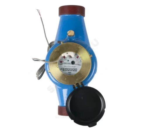 Счётчик х/в крыльчатый многоструйный Ду 50 Ру16 Qn=15 м3/ч 40С L=300мм резьба импульсный В/К IP68 ВКМ М ДГ2 Декаст 71-50-09