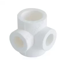 Крестовина PP-R 2-плоскостная белая Дн 32х20 внутренняя пайка VALFEX 10118232
