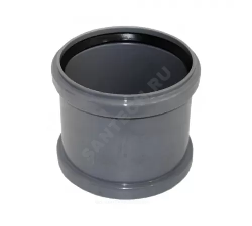 Муфта НПВХ ремонтная серая Дн 110 б/нап в/к Хемкор 2391032