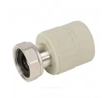 Муфта PP-R комбинированная серая Дн 20х1/2" с накидной гайкой VALFEX 10139020Г