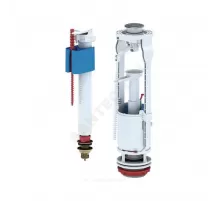 Арматура для бачка сливная/наливная 1/2" нижнее подключение кнопка хром 2/реж АНИ Пласт WC9520C