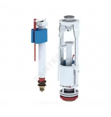 Арматура для бачка сливная/наливная 1/2" нижнее подключение кнопка хром 2/реж АНИ Пласт WC9520C